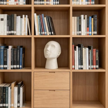 Abstract Decor Sculptures Home Décor 7.25 * 6.25 * 8.5 Inch | Resin Thinker Human Head Statue Shelf Decorations Bust Statues for Living Room Office Table Art Decor Accents