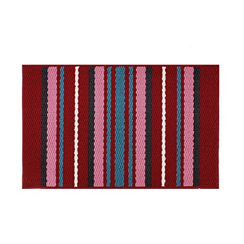 Indoor Doormat Absorbs Water 18" x 30" Non Slip Door Mat for Front Door Inside Mat, Low-Profile Mat Entrance Rug Machine Washable Carpet Doormat for Entry (18''X30'', E) - color: E, size: 18''X30''