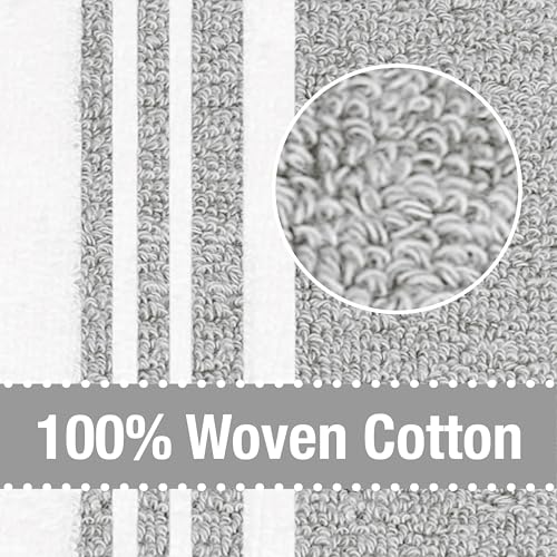 All-Clad Dual-Purpose Kitchen Towels: Highly Absorbent - 100% Cotton, 17"x30" Dish Towels for Cleaning & Drying Dishes & Glassware, 3-Pack, Titanium - color: Titanium