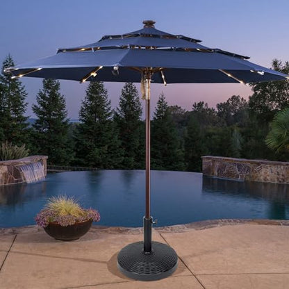 31 lbs Heavy Duty Patio Market Umbrella Base Stand - size: 17.7"