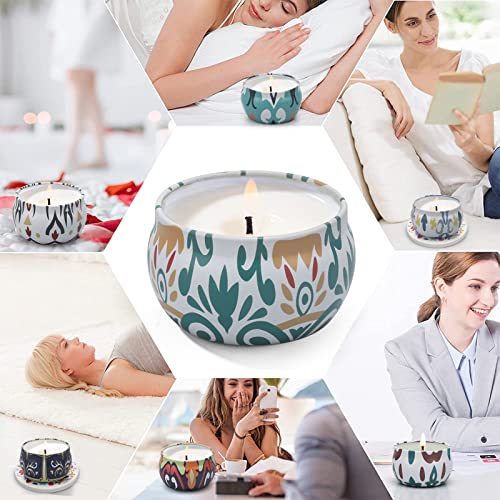 Scented Candles Gift Set, 10 Pack Soy Wax Aromatherapy Candles | 250-Hour Total Burn, Two Coasters Included, Home Fragrance, Relaxation & Self Care, Bath Yoga Use, Gift Set for Women - color: Scented Candles-10 Pack