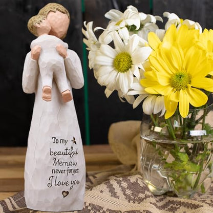 Memaw Gifts for Grandma, Gifts for Memaw, Meemaw Gift for Grandmother, Sculpted Hand-Painted Figurine - style: Memaw Gifts