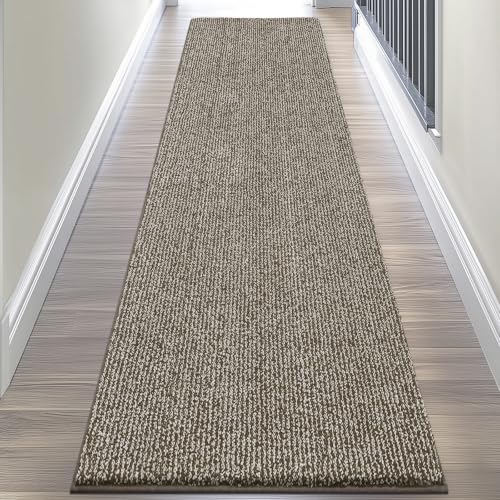 Kitchen Runner Rug 24" x 96", for Floor, Hallway, (Roll Packing) | Non Slip, Machine Washable, Absorbent, Quick Drying, for Entryway, Bedroom, Bathroom, Door - color: Beige, size: 24" X 96" (runner)