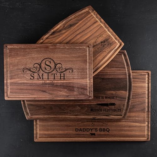 Personalized Cutting Board – Custom Engraved Grilling Gifts for Men, Birthday, Wedding, Housewarming – Ideal Present for Man, Dads, Husbands, Newlyweds, Perfect for Grill, Valentines Day Gifts for Him - style: Dad-Gift