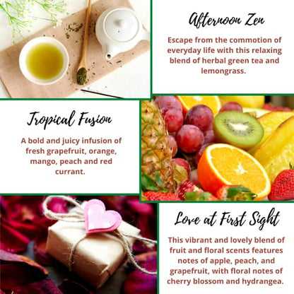 Spring Summer Scent Wax Melts Wax Cubes - Scented Wax Melt Variety Pack for Wax Warmers - Kermode Natural Aromatherapy Fragrance - Long Lasting & Clean - Bulk Assorted Safe Melting Soy Tarts