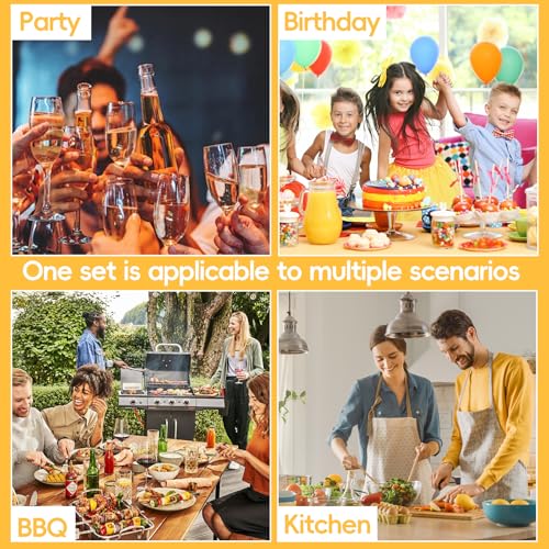 Oneleaf 3-in-1 Kitchen Tool Set, Bottle Opener, Ice Cream Scoop, Vegetable Peeler, Non-Slip Silicone Handle, Stainless Steel Blade, for Home, Camping, Travel, Easy Grip & Effortless Use