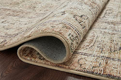 Loloi Margot Antique/Sage 2'-6" x 9'-6" Runner Rug | MAT-01 CloudPile™ Printed Approx. 3x10 Ivory / White Hallway Entryway Kitchen, Timeless, Classic, Plush, Runner Rug - color: Antique / Sage, size: 2'6" x 9'6" (Rectangular)