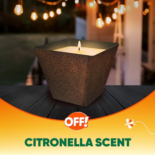 OFF! Backyard Citronella Scented Candle, Ambiance Enhancing Centerpiece, Burns for up to 25 Hours, 8 oz (Pack of 2) - size: 8 Ounce (Pack of 2)