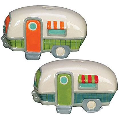 Happy Camper 3 Piece Kitchen Bundle, Towel with Salt and Pepper Shakers