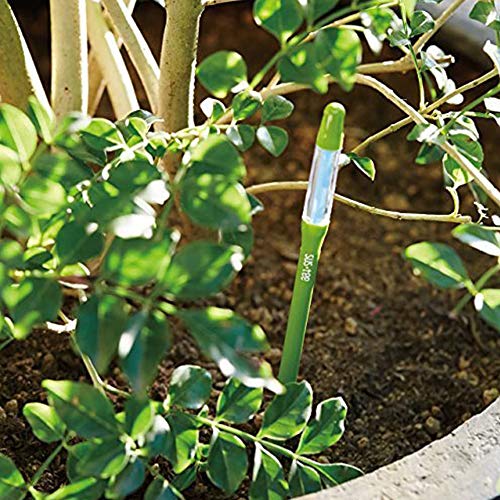 IPPINKA Sustee Aquameter, Bundle of 12, House Plant Soil Moisture Meter, Best for Indoor Potted Plants - Large Green Refillable