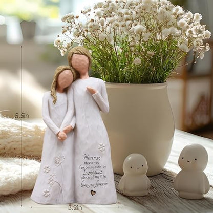 Nonna Gifts for Grandma, Gifts for Nonna, Nona Gift,Nonnie Figurine | Gifts for Nonna, Nonna Gifts, Nonnie Gift for Mothers Day Christmas Birthday,Nonna Birthday Gift , Hand-Painted Resin Statue - style: Nonna Gifts
