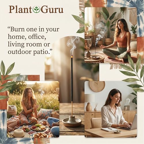 Lemon Eucalyptus Incense Sticks 11" - 1 Bundle 85 to 100 Sticks - Smooth and Clean Long Burn Time, 45 to 60 Minutes. - size: 185 Grams - 85 to 100 Sticks