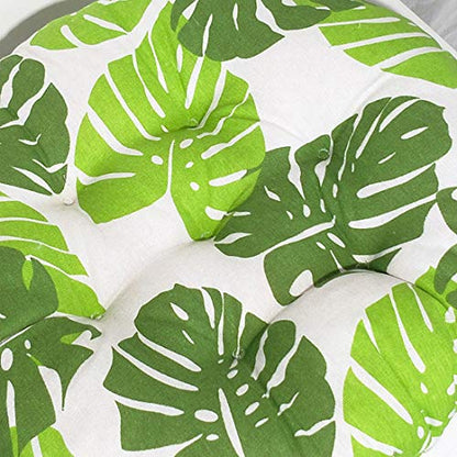 vctops Bohemian Soft Round Chair Pad Garden Patio Home Kitchen Office Seat Cushion Leaf Diameter 16" - color: Leaf, style: Diameter 16 Inch
