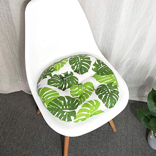 vctops Bohemian Soft Round Chair Pad Garden Patio Home Kitchen Office Seat Cushion Leaf Diameter 16" - color: Leaf, style: Diameter 16 Inch