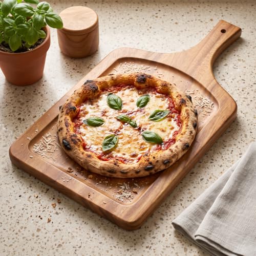 Thick Wooden Charcuterie & Cutting Board, House Warming Gifts New Home | Built-in juice groove | Smooth polished finish | Countertop friendly | Versatile prep & serving