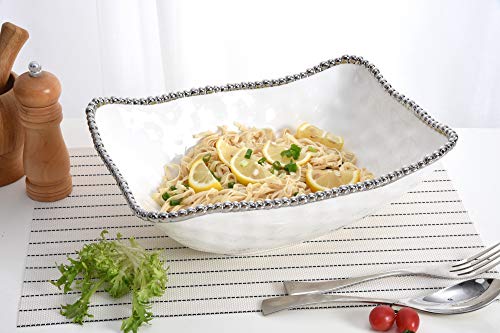 Pampa Bay Porcelain Deep Serving Bowl (White) - color: White