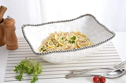 Pampa Bay Porcelain Deep Serving Bowl (White) - color: White