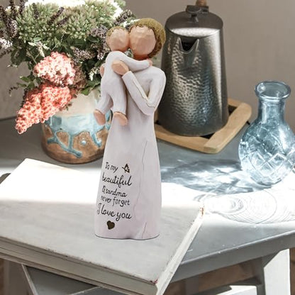 Grandma Gifts, Gifts for Grandma, Sculpted Hand-Painted Figurine | Grandma Birthday Gifts, New Grandma Gifts First Time, Grandmother Gift for Mother's Day Christmas Thanksgiving Day - style: Grandma gifts