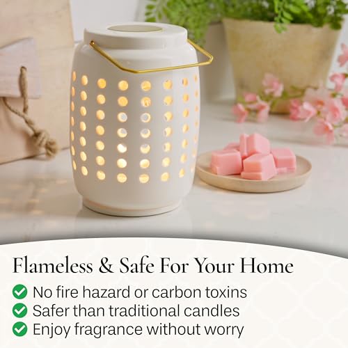 Candle Warmers Etc. Chelsea Lantern Canopy Illumination Warmer – Use with Any Wax Melts - size: Chelsea