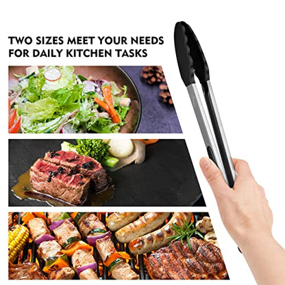 HOTEC Silicone Tongs and Spatulas