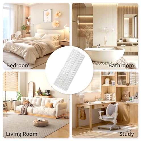 11 inch Diffuser Sticks 100 Pack, Diffuser Reeds Sticks Refill for Home and Bathroom, Diffuser Reeds Sticks for Scented Diffuser White - color: White