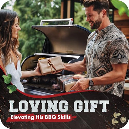 KITCHEN PERFECTION XL Silicone Smoker Oven Gloves-Extreme Heat Resistant BBQ Gloves-Handle Hot Food Right on Your Grill Fryer&Pit|Waterproof Grilling Cooking Baking Mitts|Superior Value Set+3 Bonuses | Waterproof, 5-Finger Design For A Better Grip, for Pi
