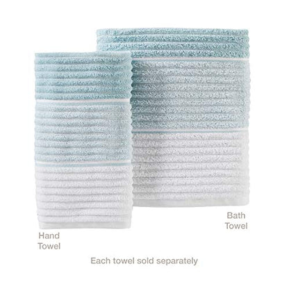 SKL Home Planet Ombre 100% Turkish Cotton Bath Towel, Aqua - color: Planet Ombre, Aqua, style: Bath Towel