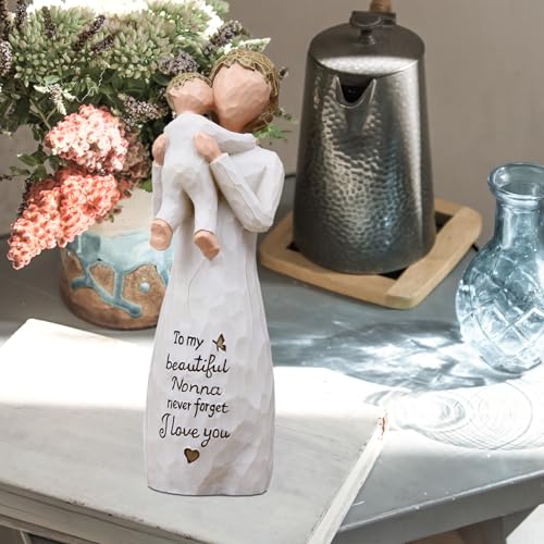 Nonna Gifts for Grandma, Gifts for Nonna, Nonnie Gift for Grandmother, Sculpted Hand-Painted Figurine - style: nonna gifts