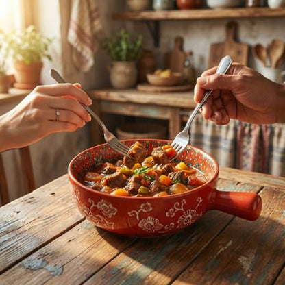 Boho Floral Ceramic Soup Bowls with Handles, 21oz Microwave Oven Safe Set of 4 for Stew, Pasta and Chili - color: Flower