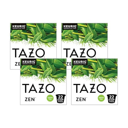 TAZO Tea Bag KCUP Zen, 22 CT (Pack of 4) - size: 22 Count (Pack of 4) Zen