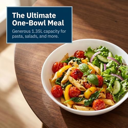 Corelle 4-Pc Meal Bowls Set Service for 4, Durable and Eco-Friendly 9-1/4-Inch Glass Bowls, Compact Stack Bowl Set, Microwave and Dishwasher Safe, White, 46 Ounces - size: 46oz Meal Bowls