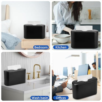 Countertop Paper Towel Holder Dispenser,Black-M | Commercial Paper Towel Dispenser, Multifold Trifold Z-Fold Paper Towel Holder,Napkin Holder Dispenser - color: Black-m