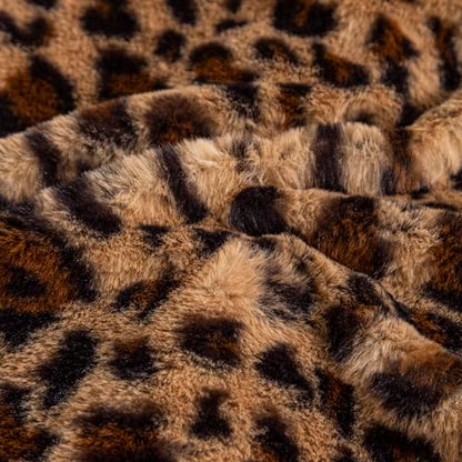 2 Packs Leopard Pillow Covers Furry 20x20 Inch Cheetah Print Pillow Faux Fur Pillow Covers Soft Plush Fluffy Cheetah Print Pillow Case 20"x20" - size: 20" x 20" (Pack of 2)