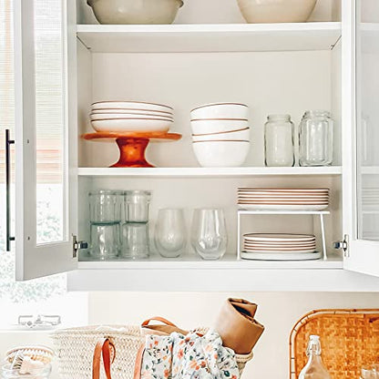 Mora Ceramic Dinner Plates Set of 6, 10 inch Dish Set - Microwave, Oven, and Dishwasher Safe, Scratch Resistant, Modern Rustic Dinnerware- Kitchen Porcelain Serving Dishes - Vanilla White - color: Vanilla White