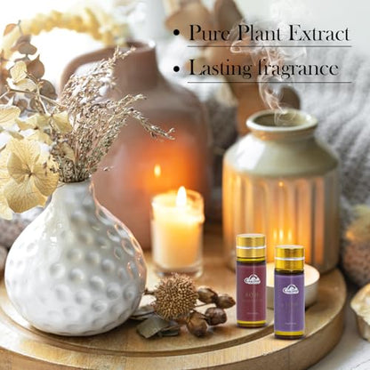 Fragrance Essential Oils Set - 14pcs, Aromatherapy Oils for Skin, Diffusers, Home Care, Humidifier Laundry, Candle Making - Tea Tree, Sandalwood, Lavender, Vanilla, Eucalyptus and More (5mL) - color: 14 Pack Essential Oil Set Yellow