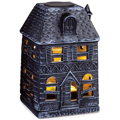 Candle Warmers Etc. Haunted Mansion Canopy Fragrance Warmer – Use with Any Wax Melts - size: Haunted House