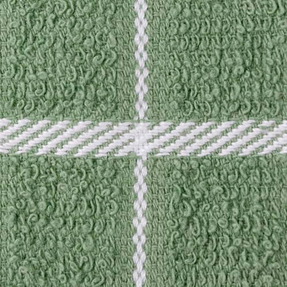 Ritz Premium Terry Check Kitchen Dish Cloths, 6-Pack, Juniper - color: Juniper, size: 6-Pack - Dish Cloths