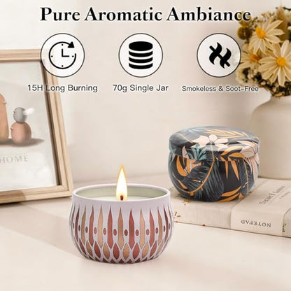 Scented Candles Gifts Set, 24 Pack Soy Wax Aromatherapy Candles - color: Scented Candles-24 Pack