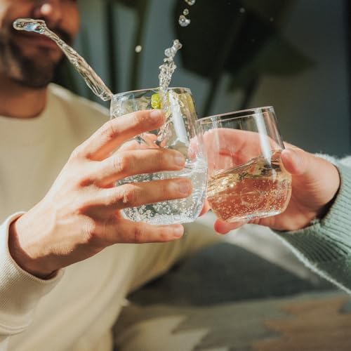 Unbreakable Stemless Wine Glass – Set of 72, 12oz, Dishwasher Safe, BPA-free Tritan, Clear Stemless White Wine Glasses, Shatterproof for Indoor, Outdoor, Everyday Use. Reusable, Made in the USA - size: 72 COUNT