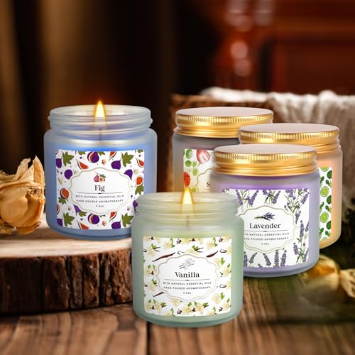 YOROXRG 12 Pack Scented Candles with Added Natural Essential Oils, 3.05oz, Suitable for Various Festivals, Parties, Yoga, and Home Scene - color: 12Colors