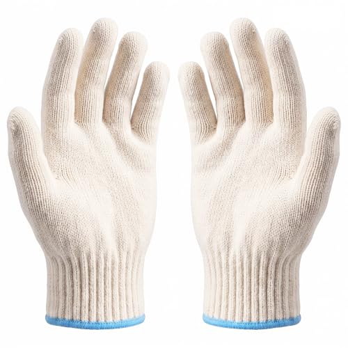 1 Pair Heat Resistant Gloves, 932°F Oven Gloves, Cut-Resistant Grill Gloves | Cooking Gloves for BBQ,Grilling,Baking,Cutting, Welding,Smokers and Fireplaces,White