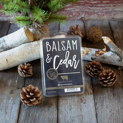 Milkhouse Balsam & Cedar Soy Wax Melts for Wax Warmer, 5.5 oz | Clean-Burning, Premium Fragrance Oil, Made in the USA - color: Balsam & Cedar