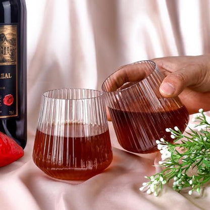 Plastic Wine Glasses, 14Oz Unbreakable Plastic Cocktail Glasses, 40 Pack | plastic wine glasses,champagne flutes,Unbreakable,Shatterproof,Recyclable,Wedding,Toasting,Disposable, Birthday,Bar,BPA-Free