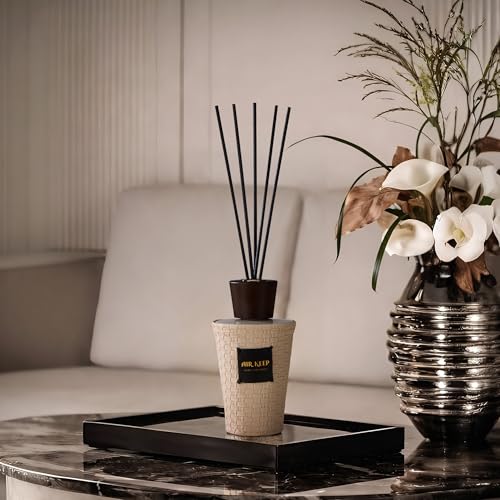Reed Diffuser for Home, Clean Linen, 5.1 fl oz (150 ml) | Reed Diffuser Sticks, Decorative Glass Bottle, for Bathrooms, Bedrooms, Living Rooms and Offices, Gift Box Packaging