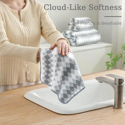 8 Piece Bathroom Towel Set Gray |2 Oversized Large Bath Towels Sheet,2 Hand Towels and 4 Washcloths| 600GSM Ultra Soft Luxury Premium Towel Set Highly Absorbent Quick Dry Hotel Towel Collection - color: Diamond Gray, size: 8 Piece Towel Set