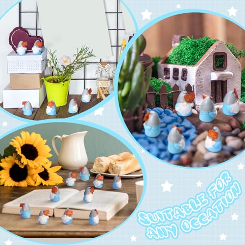 24 Pcs Mini Resin Gnomes Figurines Miniature Tiny Fairy Gnomes Figurines Inspirational Appreciation Gnome Statues with Motivational Word for Office Desk Table Employee Family Supplies(Keep Shining) - color: Classic, style: Keep Shining
