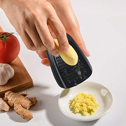 Kitchen Tools and Gadgets Set 5 Pieces, Cooking Essentials, Black | Essential Cooking Tools, Fruit/Vegetable Peeler, Grater, Bottle Opener, Pizza Cutter, Garlic/Ginger Grinder - color: Classical Black 5pcs