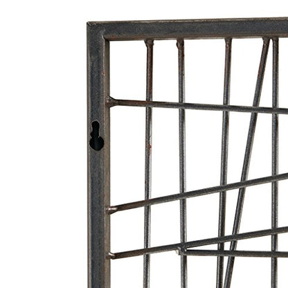 INK+IVY Savoy Wall Art Living Room Décor - Modern Abstract Metal Wire Design Home Accent Entry Way Decoration Ready to Hang Panel for Bedroom, 13.8"W x 0.79"D x 35.4"H, Gold Black - style: Savoy