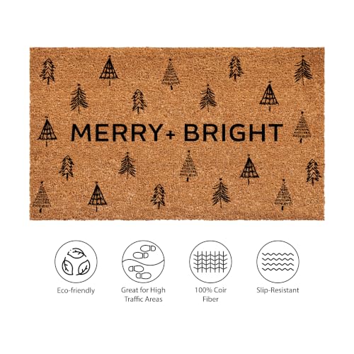 Calloway Mills 109111729 Merry Tree Farm Doormat 17" x 29" - size: 1'5" x 2'5" (Rectangular)