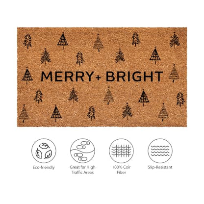 Calloway Mills 109111729 Merry Tree Farm Doormat 17" x 29" - size: 1'5" x 2'5" (Rectangular)